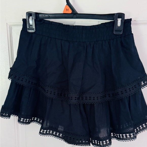 Francesca's Collections Black Lace Skirt - Picture 2 of 5